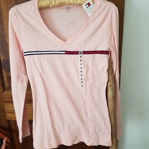 Tommy Hilfiger Tee 100% Cotton Long Sleeve